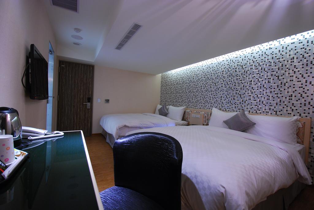欣欣旅店 Hotel Tajpej Szoba fotó